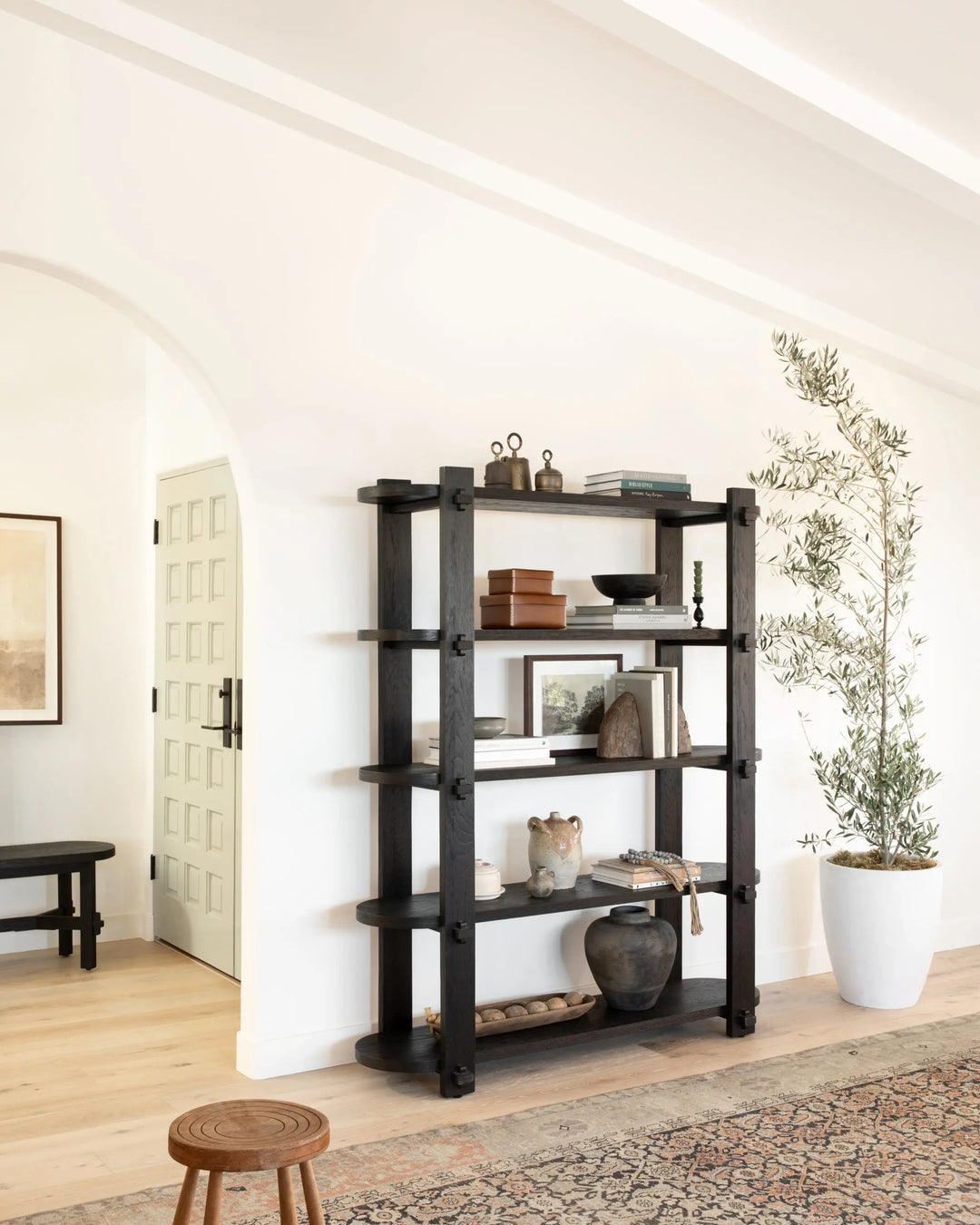 How to decorate a bookcase Rustic Charm Interiors
