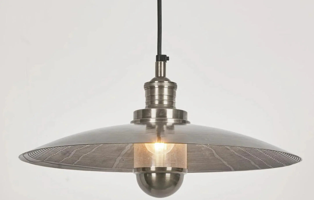 Bates Pendant in Antique Silver Rustic Charm Interiors