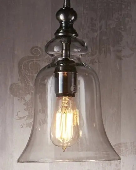 East Hampton Glass Pendant in Silver Rustic Charm Interiors