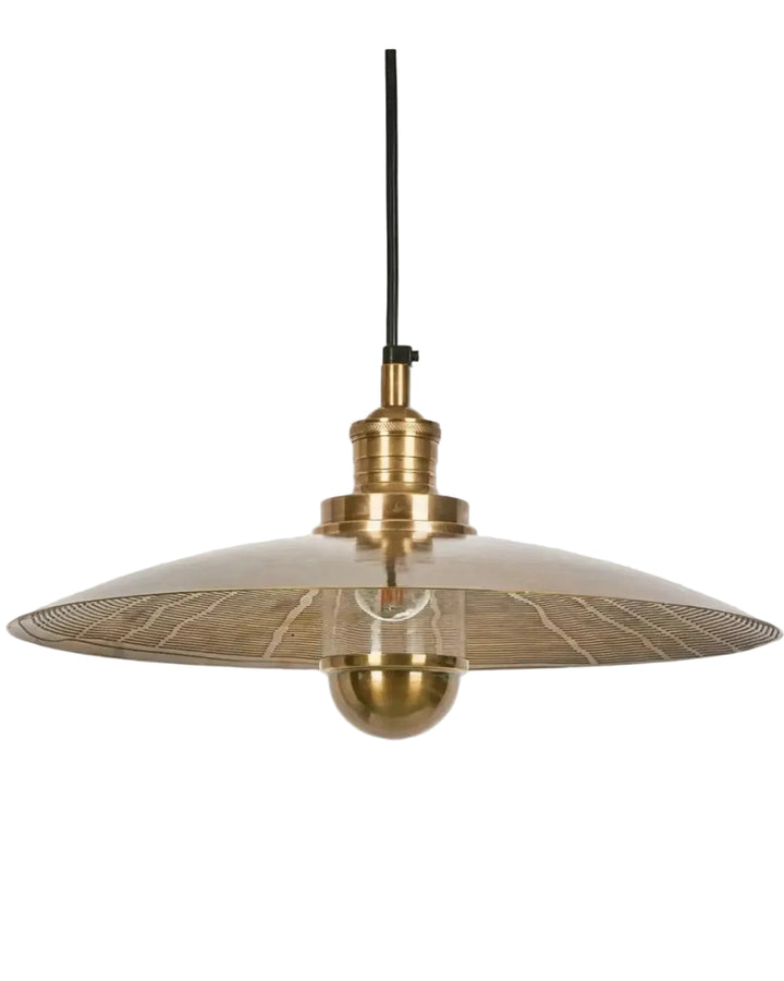 Bates Pendant in Antique Brass Rustic Charm Interiors