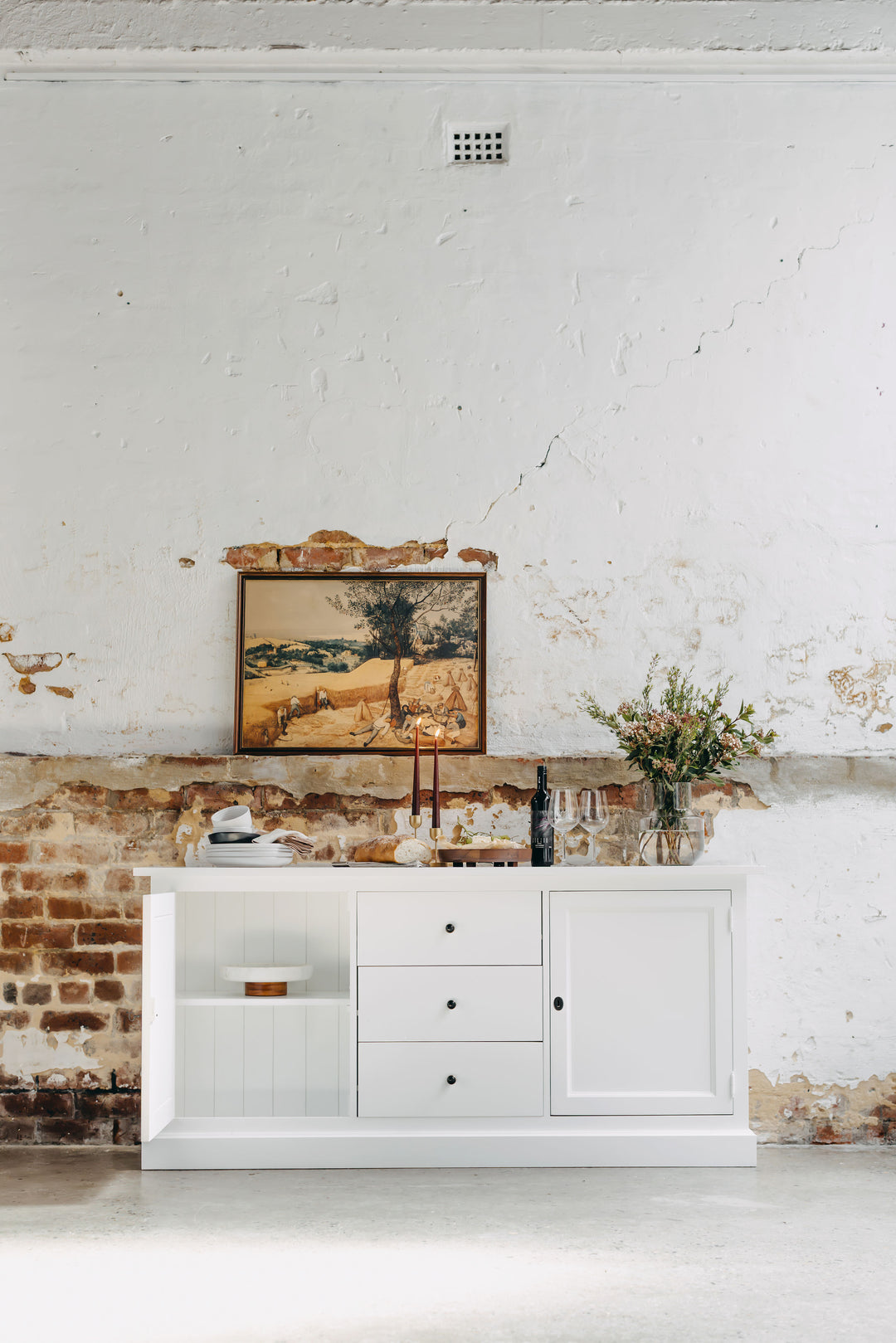 New England Buffet - Polar White