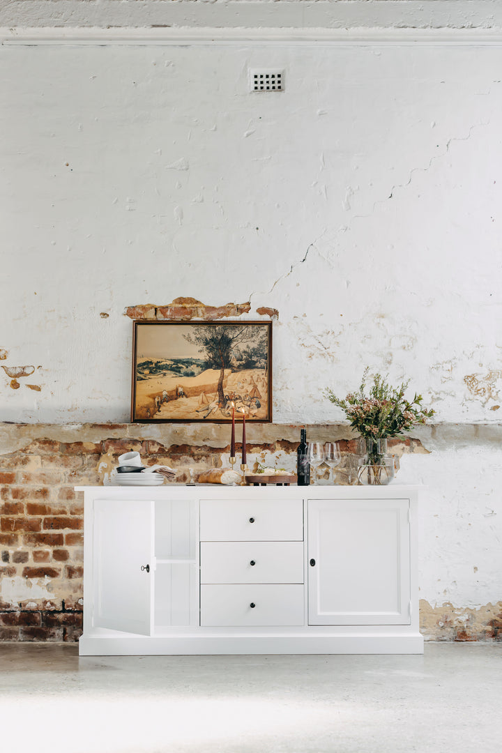 New England Buffet - Polar White