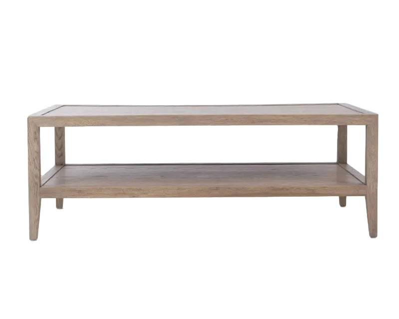 Anderson Wooden Coffee Table White background