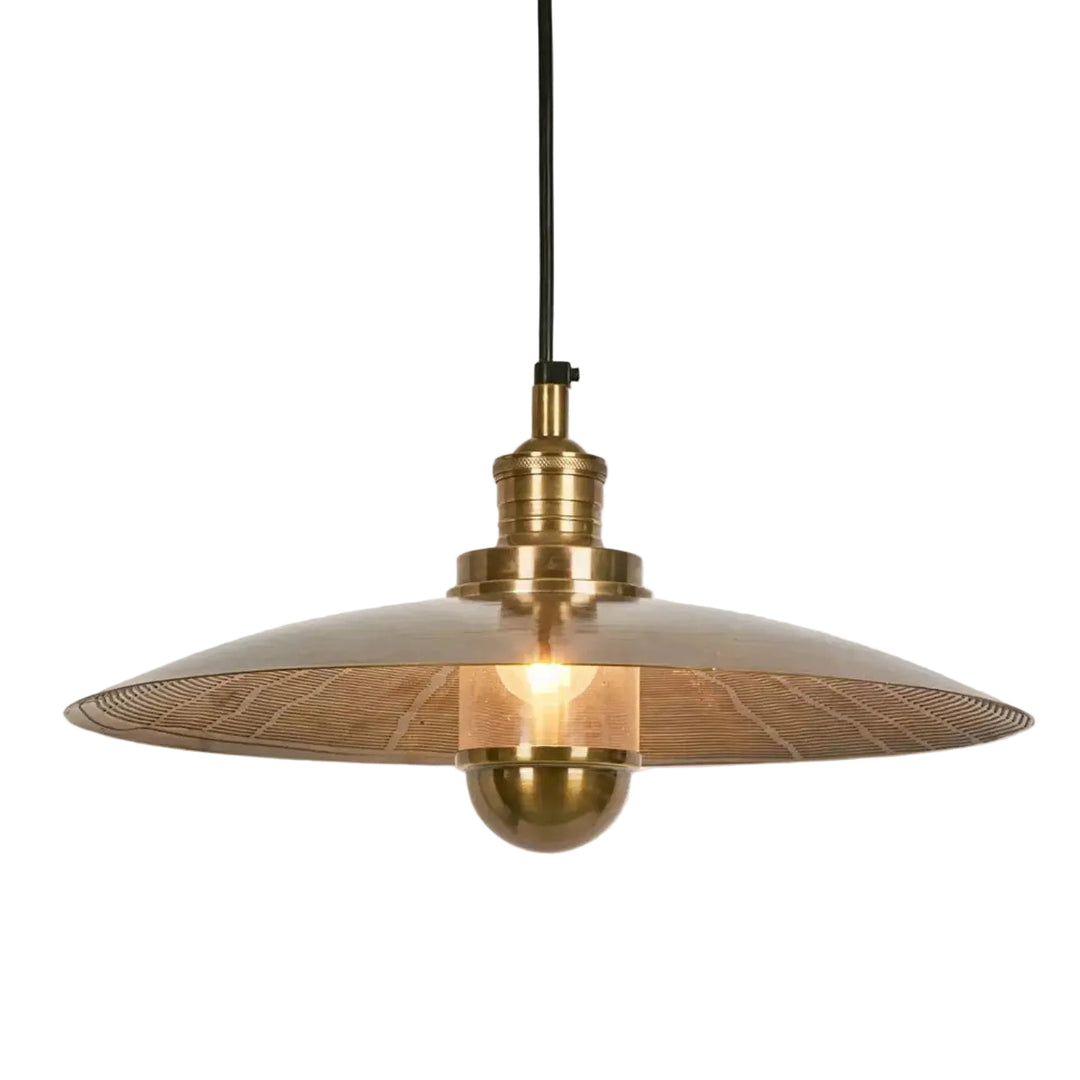 Bates Pendant in Antique Brass Rustic Charm Interiors