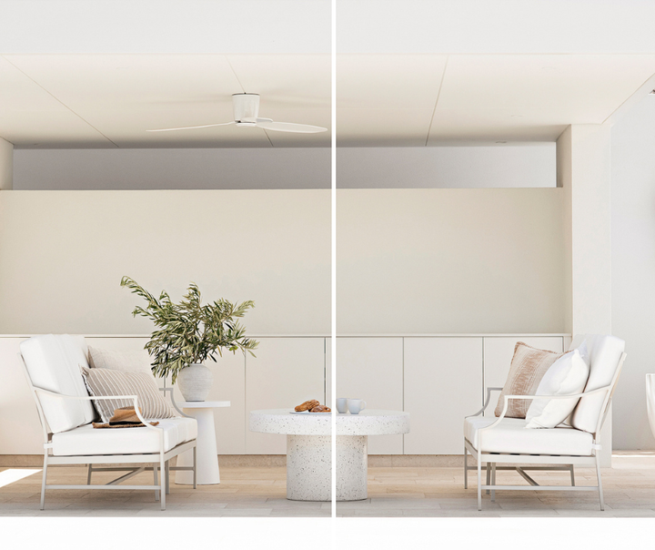 Perfectly Paired: Set of 2 Portofino Outdoor Sofa's in Alabaster