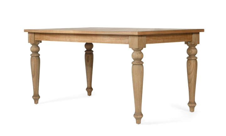 Corner profile of English Farmhouse Dining Table 