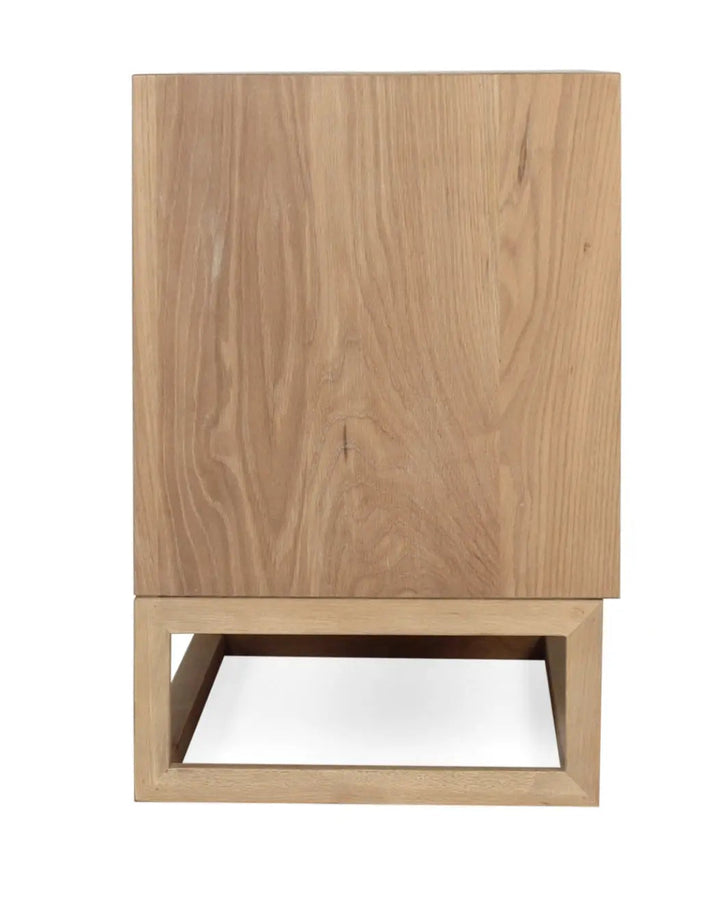 Huxley TV Entertainment Unit - 4 Door Rustic Charm Interiors - Side Profile