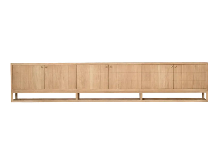 Huxley TV Entertainment Unit - 6 Door Rustic Charm Interiors