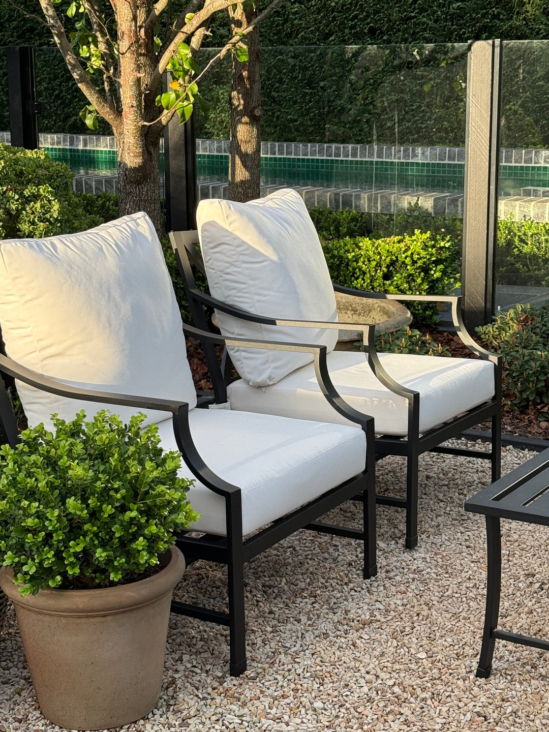 Portofino Outdoor Lounge Set - Black Rustic Charm Interiors{{product category}}