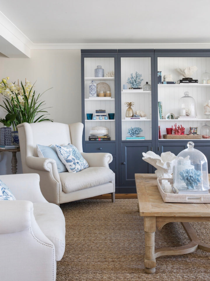 Claremont Bookcase - Navy & White - Archive Sale