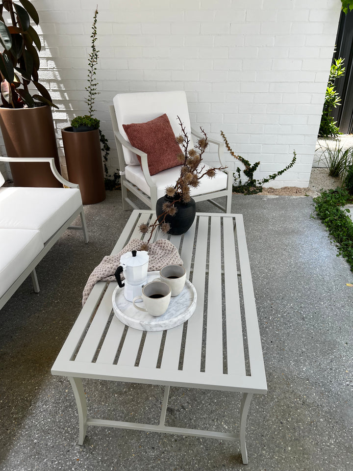 Portofino Outdoor Coffee Table  - Alabaster