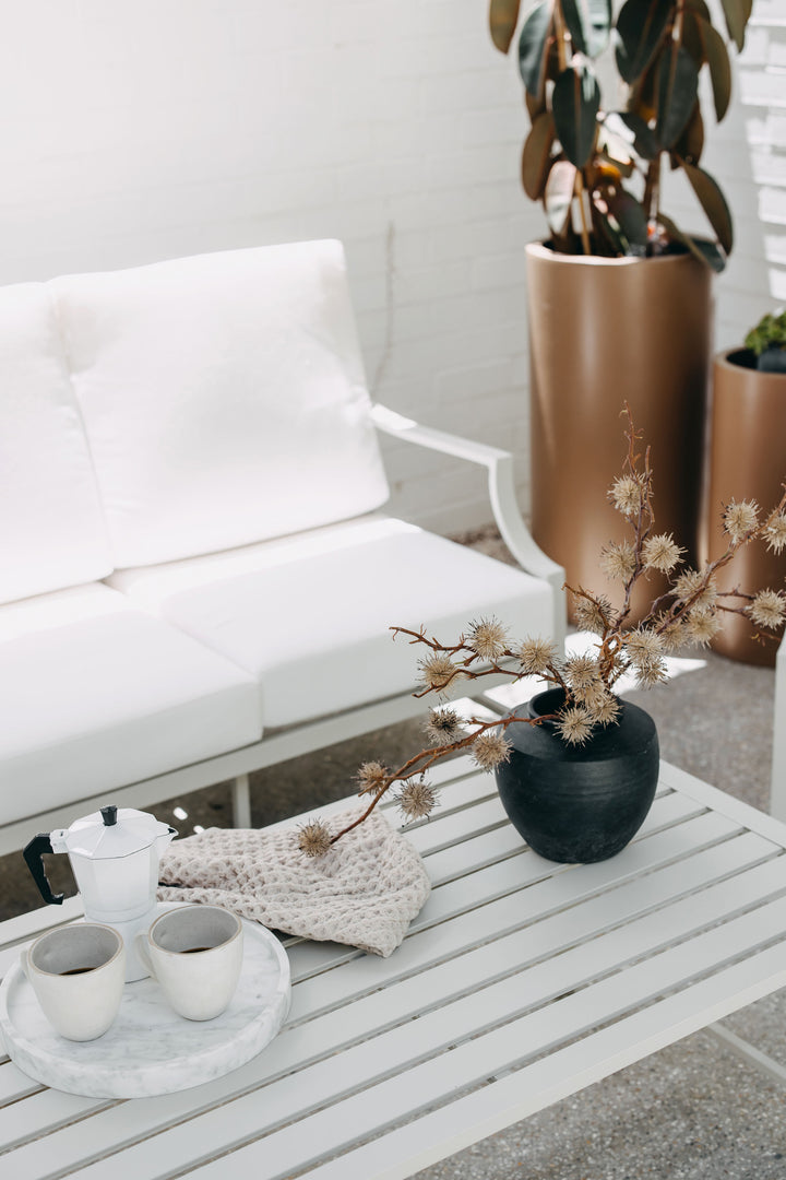 Portofino Outdoor Coffee Table  - Alabaster