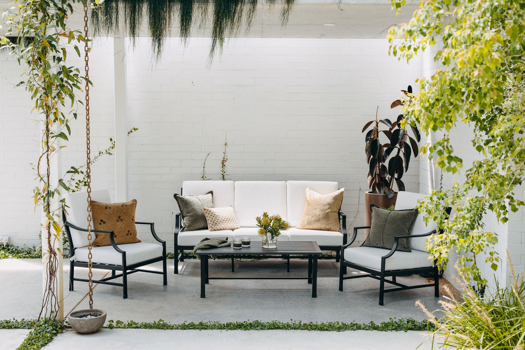 Portofino Outdoor Lounge Set - Black