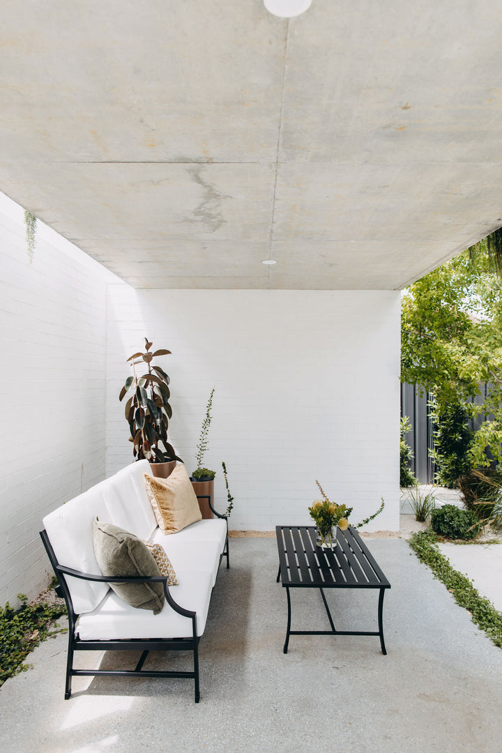 Portofino 3-Seater Outdoor Sofa in Black