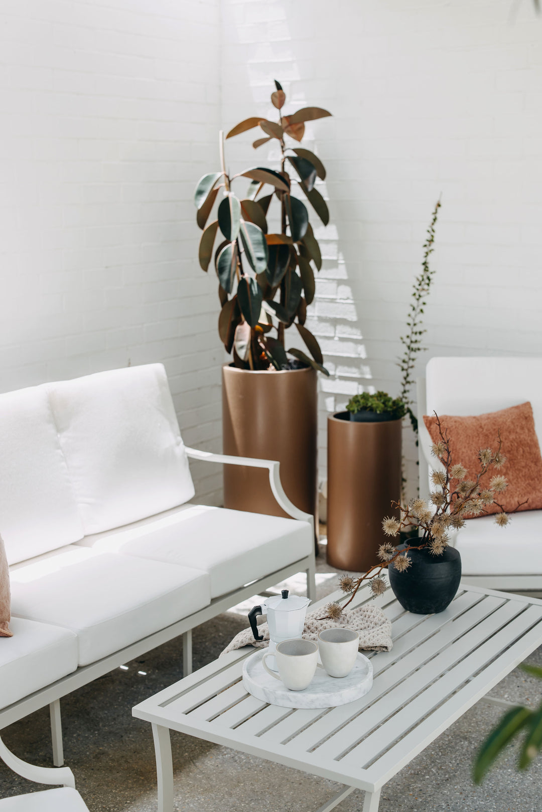 Portofino Outdoor Coffee Table  - Alabaster