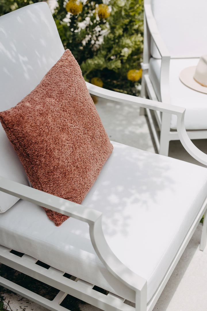 Portofino Outdoor Stool - Alabaster