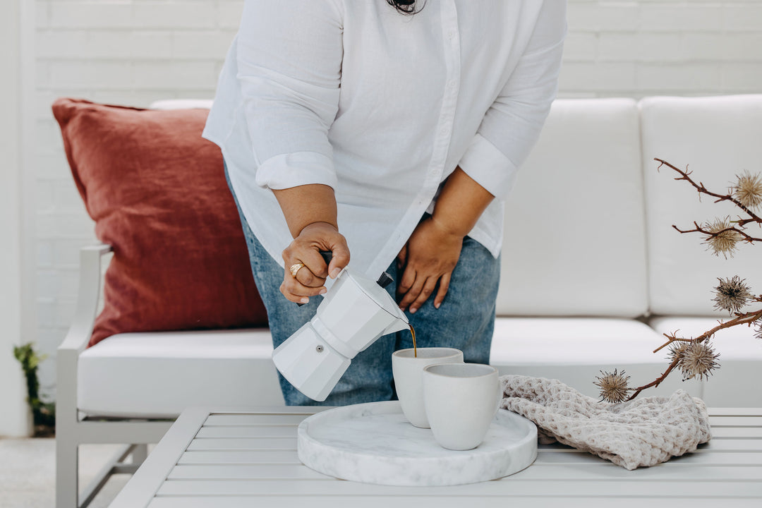 Portofino Outdoor Coffee Table  - Alabaster