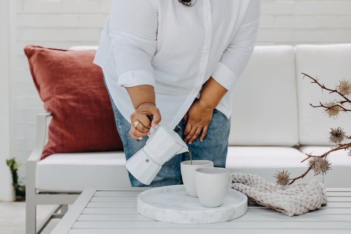 Portofino Outdoor Coffee Table  - Alabaster