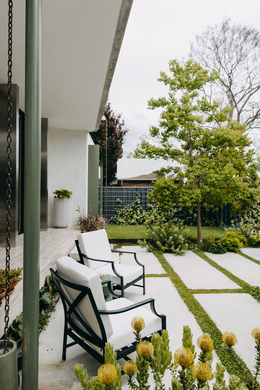 Perfectly Paired: Set of 2 Portofino Armchairs in Black