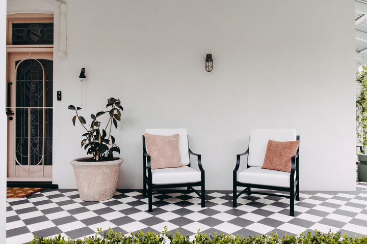 Perfectly Paired: Set of 2 Portofino Armchairs in Black