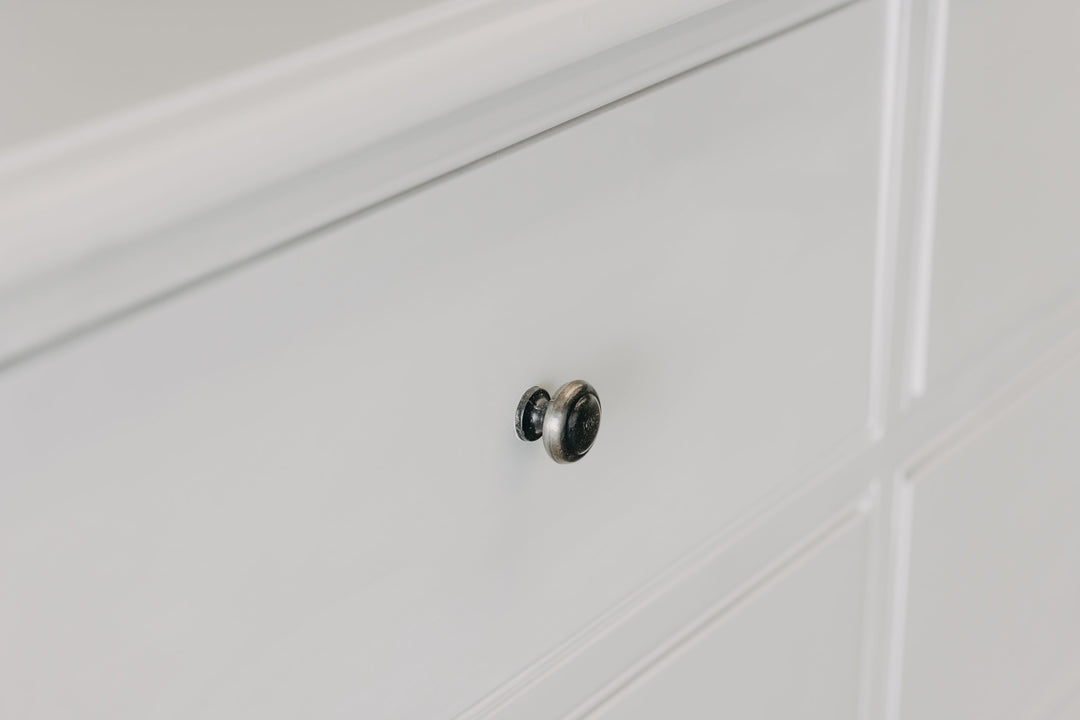 Durham 6 Drawer Chest - White