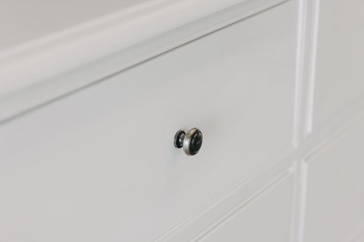 Durham 6 Drawer Chest - White