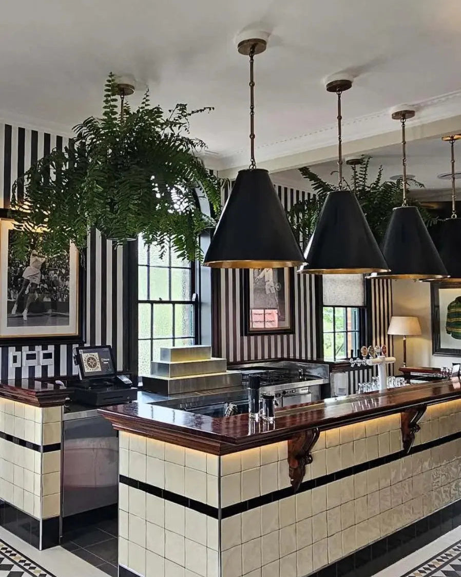 Monte Pendant in Black Rustic Charm Interiors