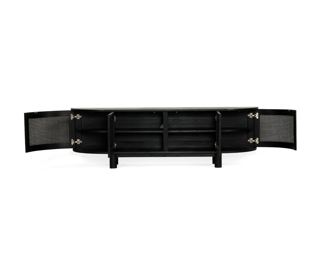 Luca TV Media Unit in Black- Regular