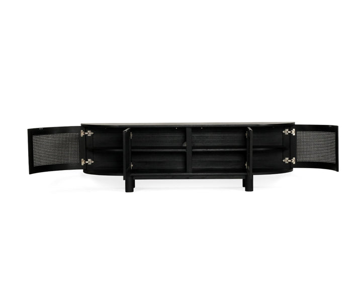 Luca TV Media Unit in Black- Regular