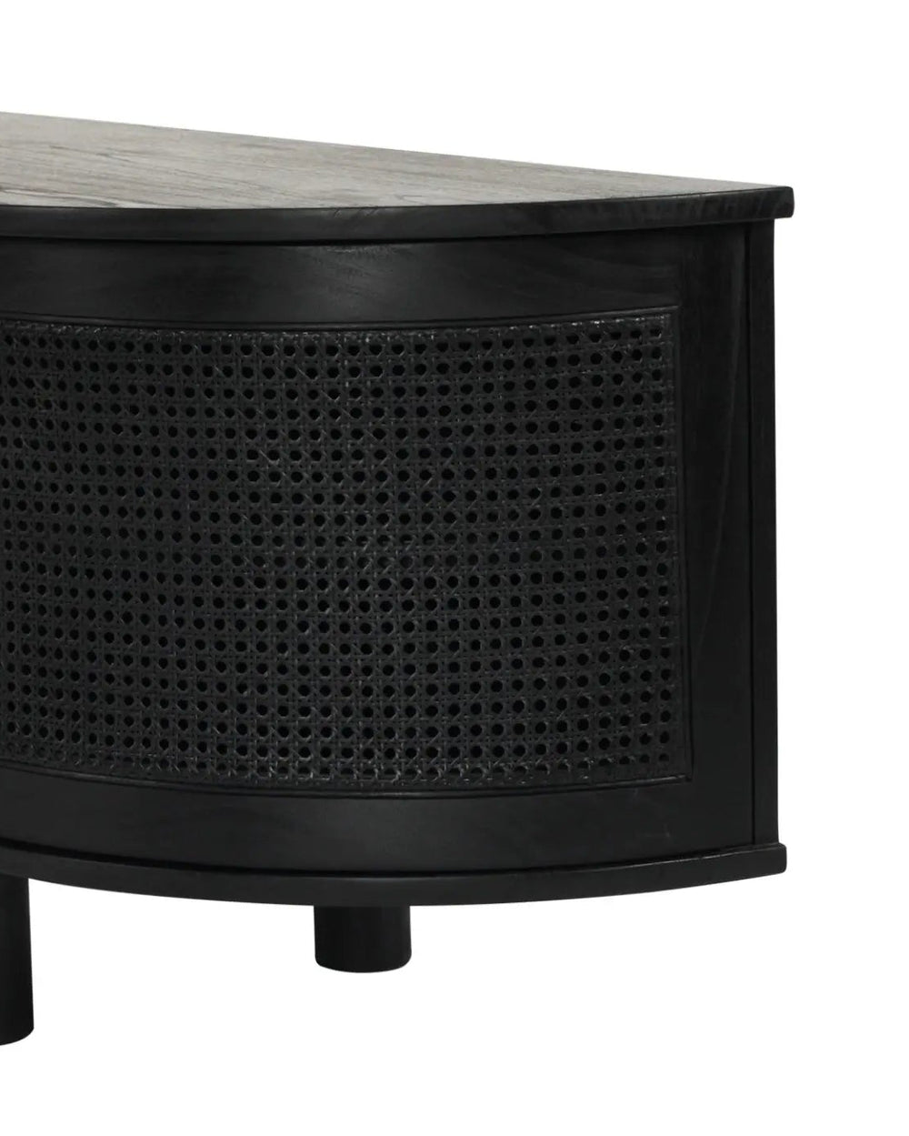 Luca TV Media Unit in Black- Regular Rustic Charm Interiors