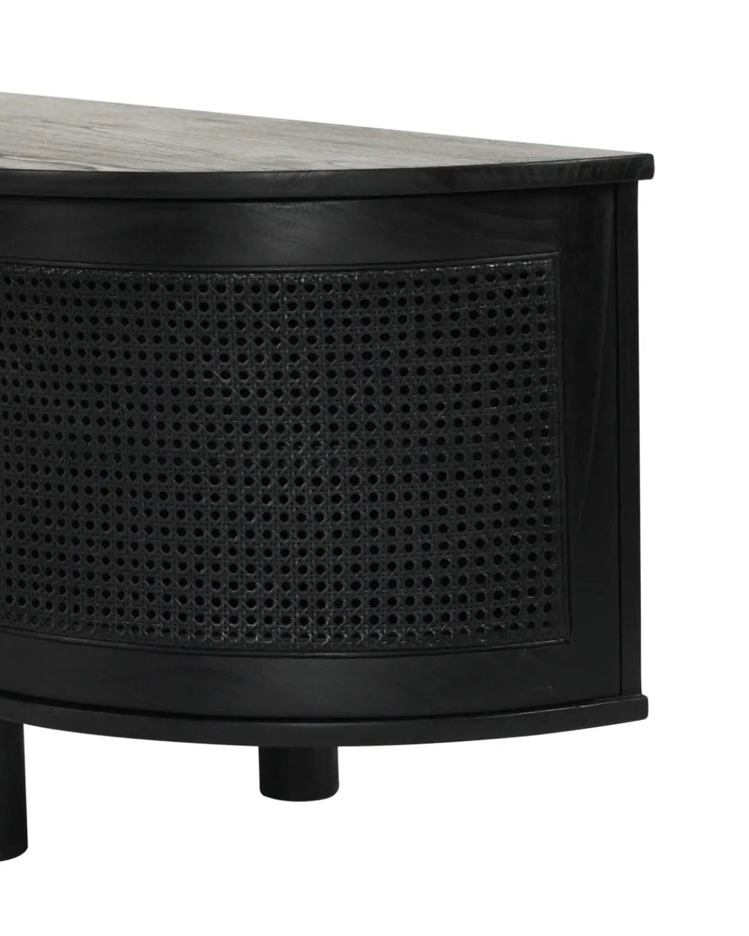 Luca TV Media Unit in Black- Regular Rustic Charm Interiors