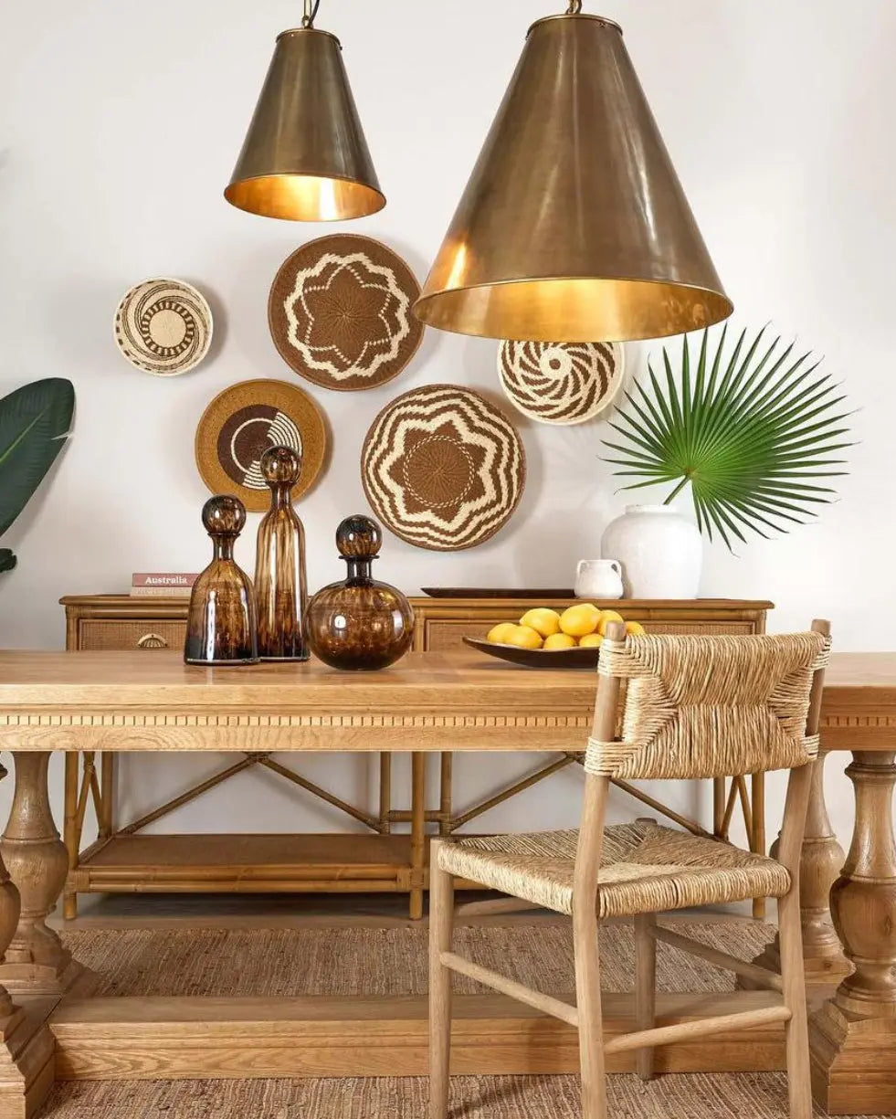 Monte Pendant in Brass Rustic Charm Interiors