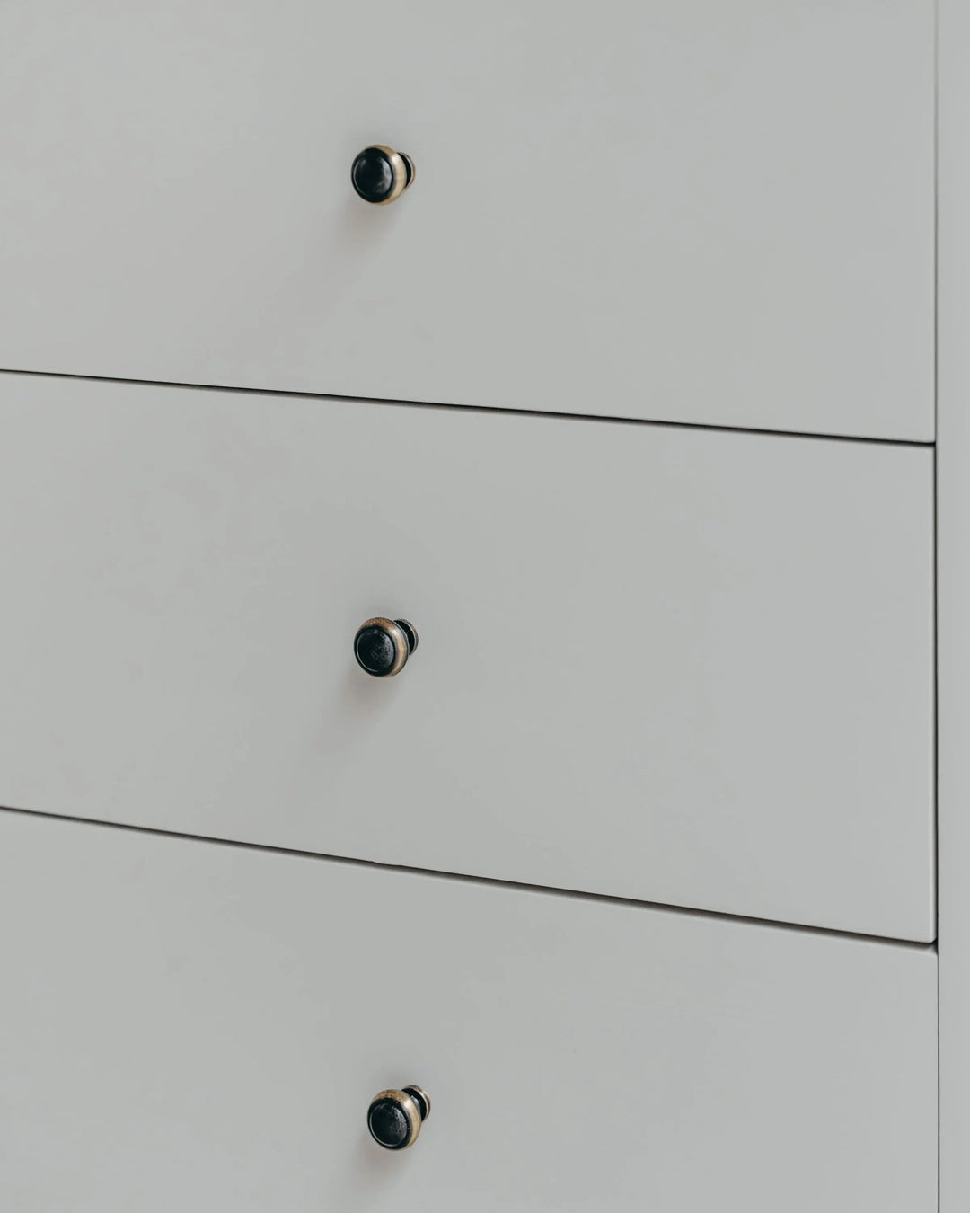 New England Buffet - Grey | Rustic Charm Interiors - Drawer Pulls
