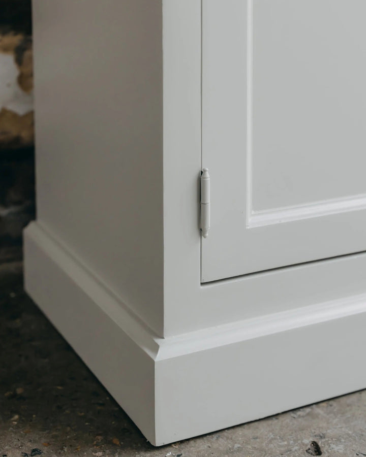 New England Buffet - Grey | Rustic Charm Interiors - Plinth Detail