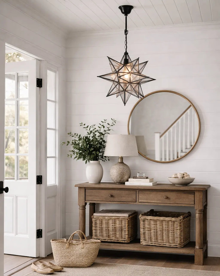 North Star Pendant Rustic Charm Interiors