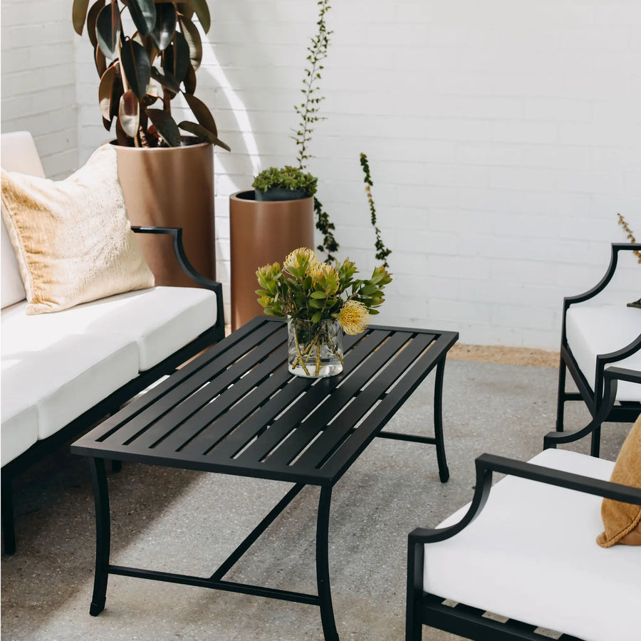Portofino Outdoor Coffee Table - Black