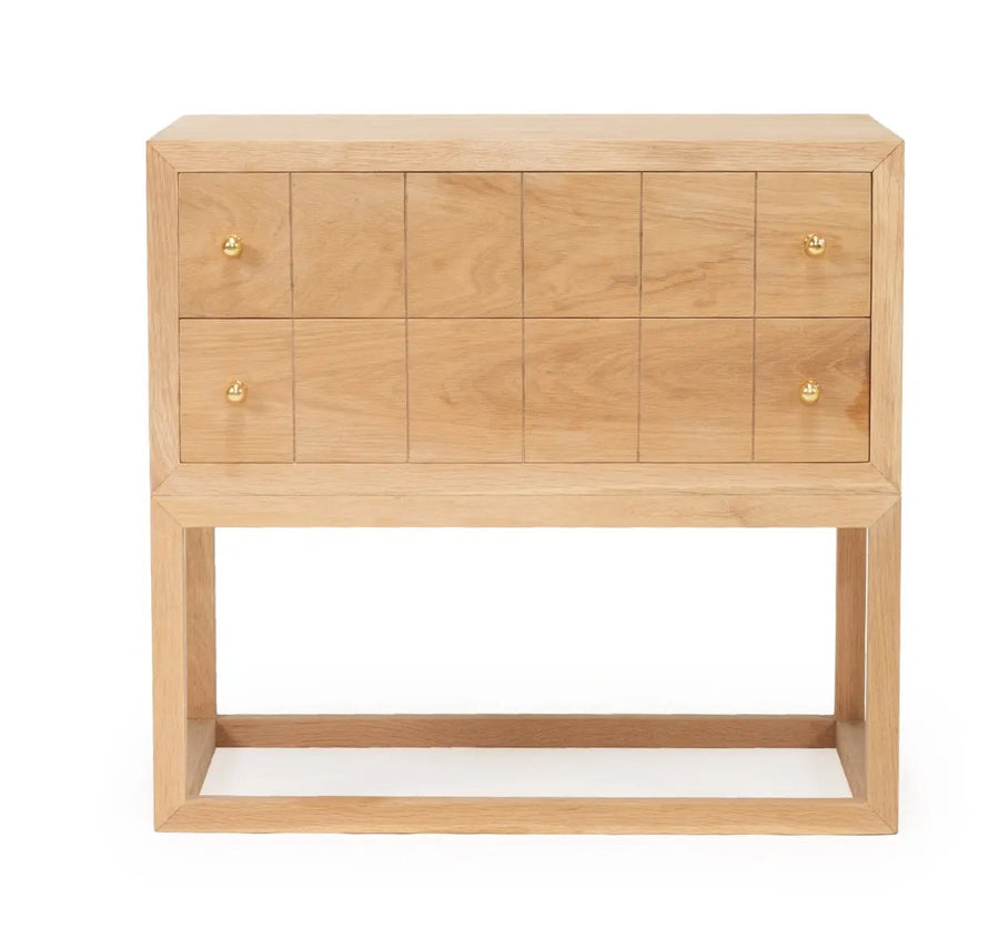 Huxley Bedside Table Rustic Charm Interiors