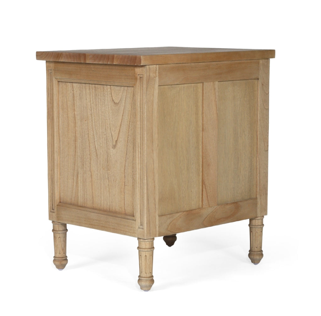 Coralie 3 -Drawer Bedside in Natural