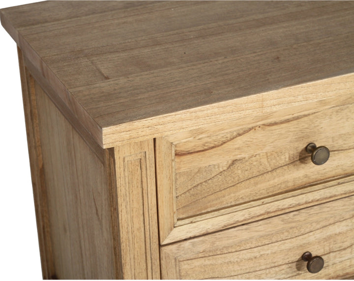Coralie 3 -Drawer Bedside in Natural