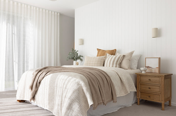 Coralie 3 -Drawer Bedside in Natural