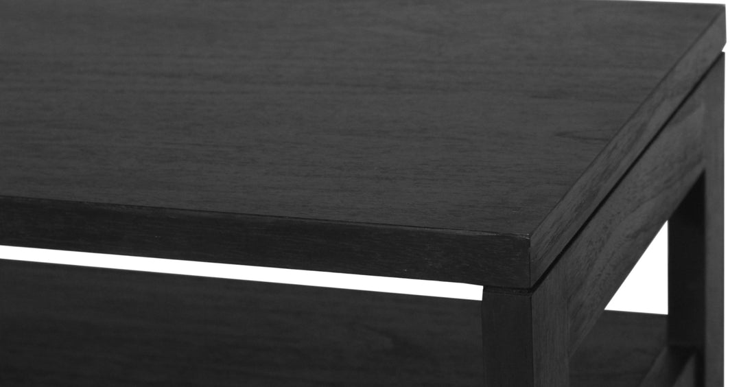 Aubrey Bedside Table in  Black