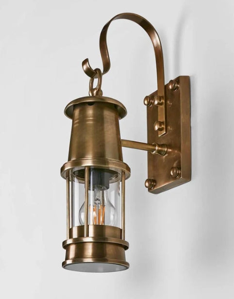 Gates Outdoor Wall Light in Brass