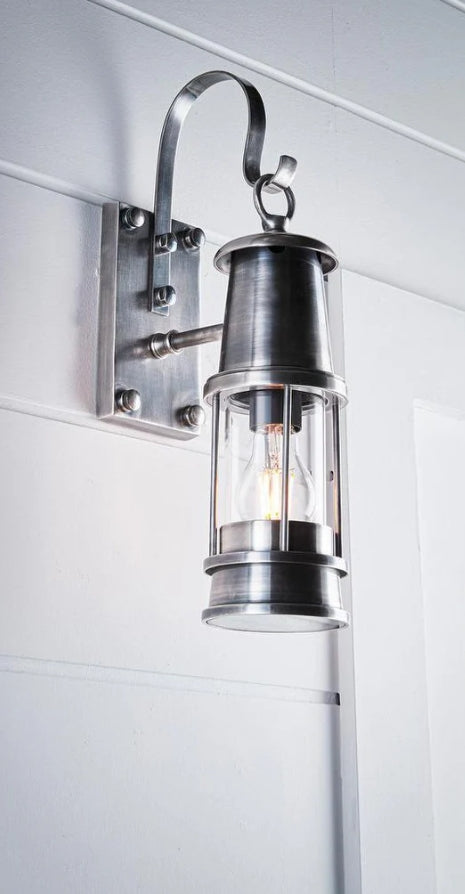Gates Outdoor Wall Light in Antique Silver