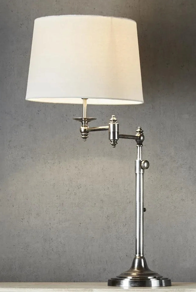 Kent Lamp in Antique Silver