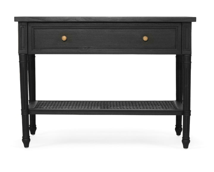 Coralie Nightstand in Black - 90cm