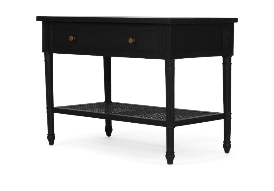 Coralie Nightstand in Black - 90cm