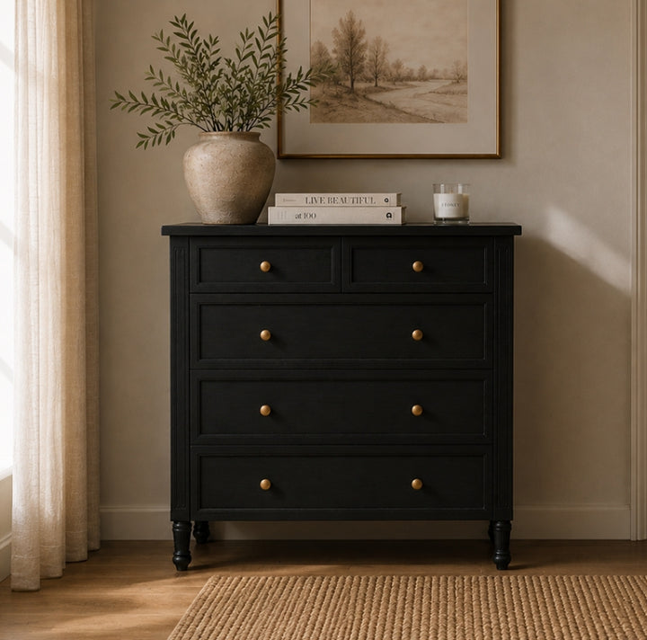 Coralie Tallboy in Black