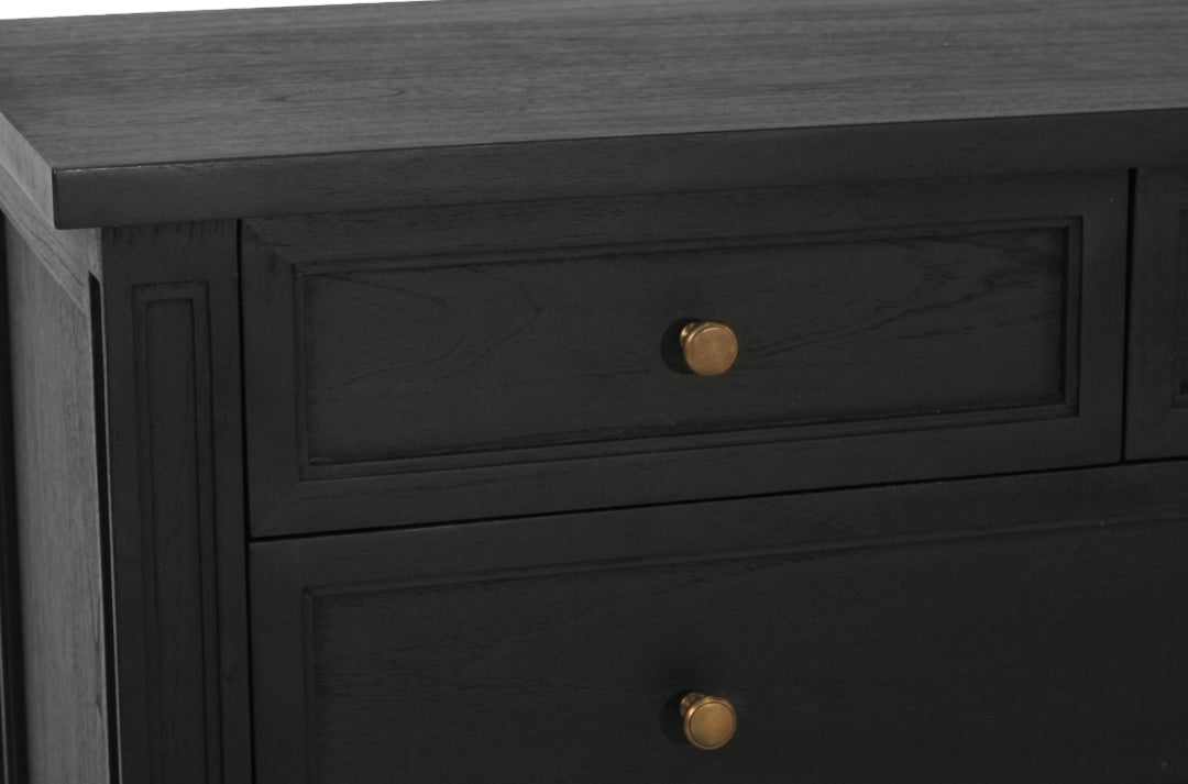 Coralie Chest of Drawers in Black