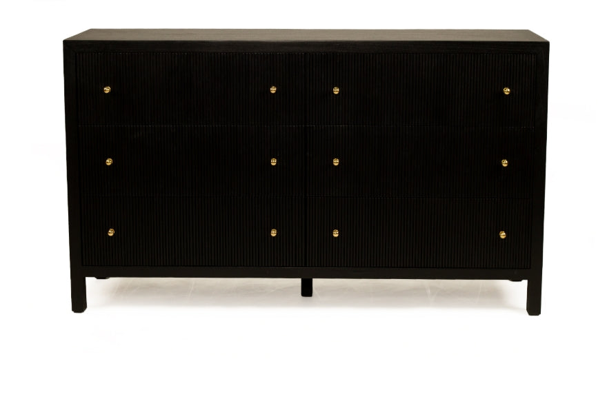Aubrey Chest of Drawers in Black