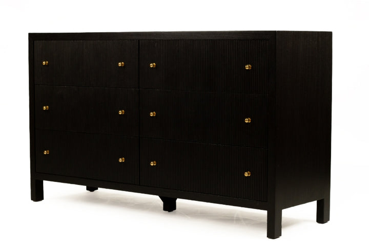 Aubrey Chest of Drawers in Black